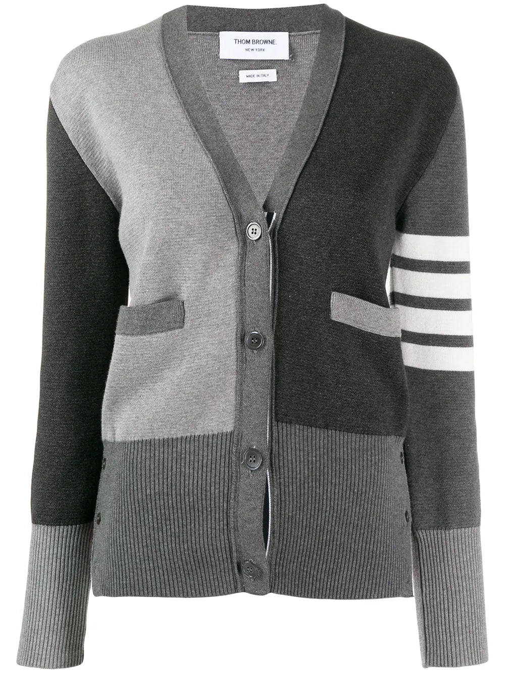 Funmix 4-Bar V-Neck Cardigan