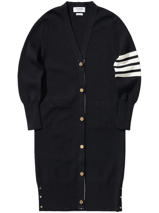 4-Bar Stripe Cardi-Coat