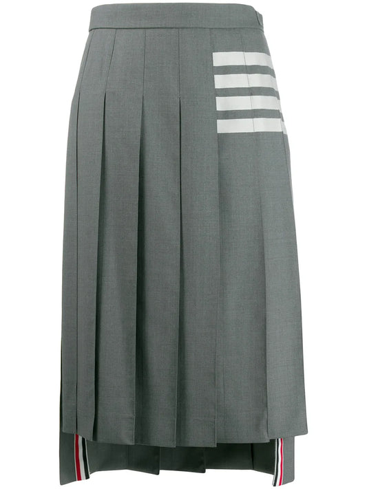 4-Bar Pleated Skirt