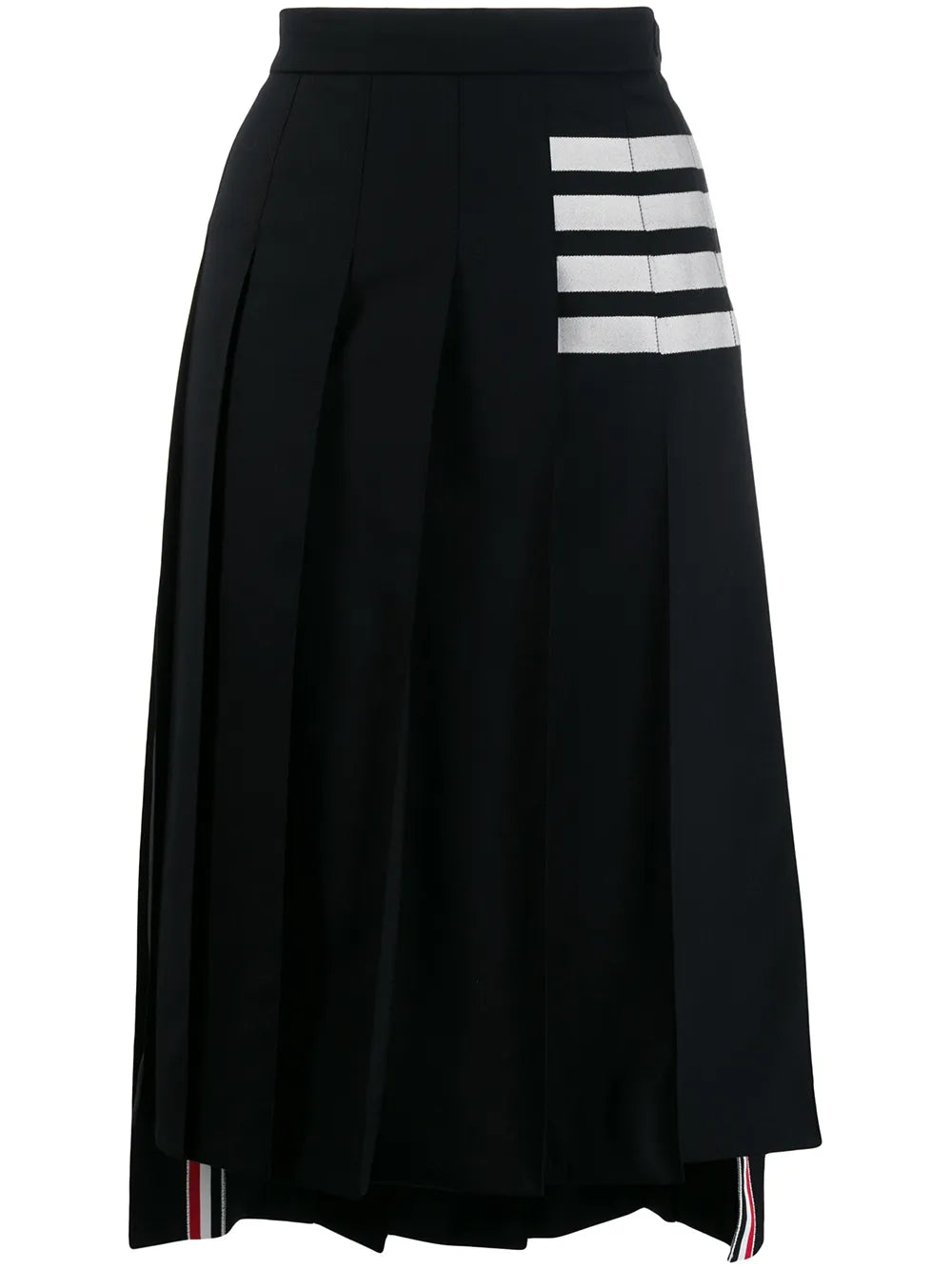 4-Bar Pleated Skirt