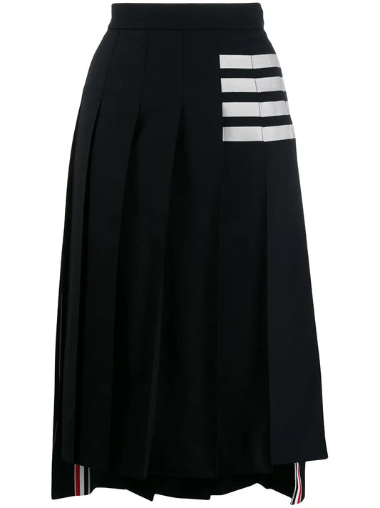 4-Bar Pleated Skirt