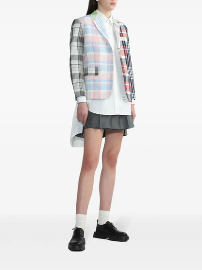 4-Bar Pleated Miniskirt