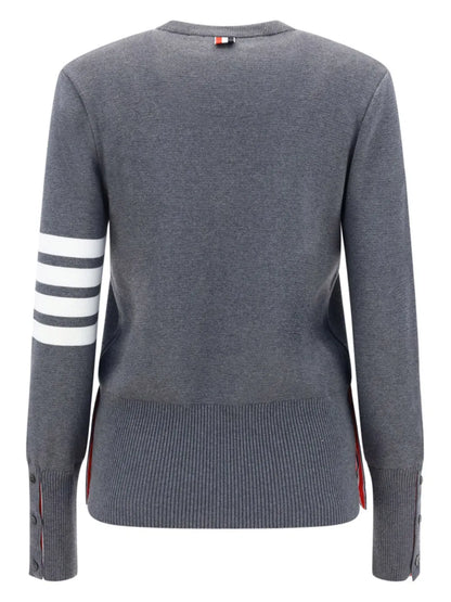 4-Bar Crew-Neck Jumper