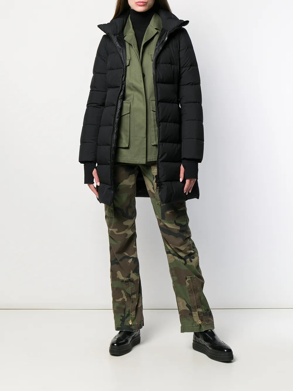 Fitted Puffer Coat