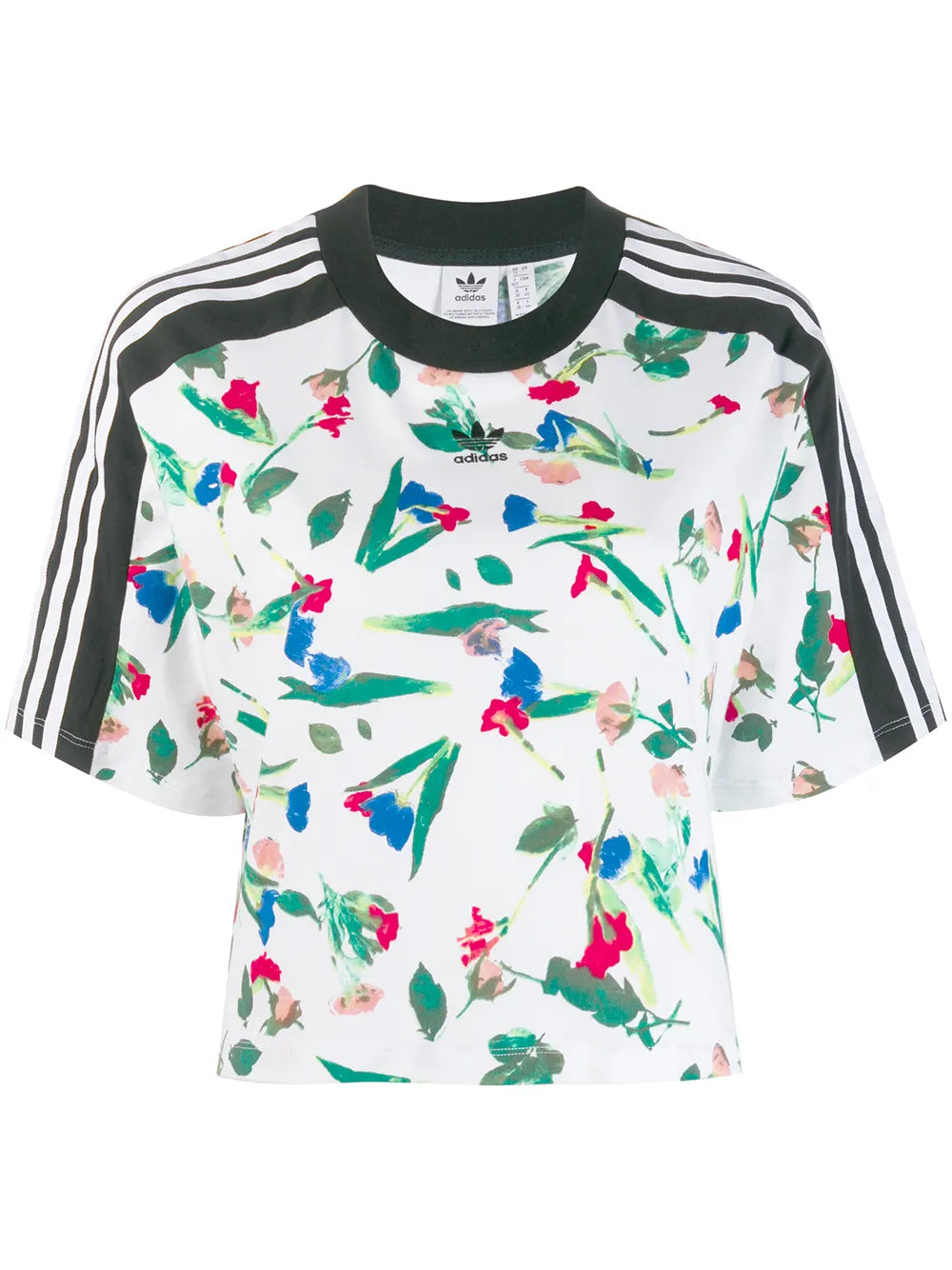 Cropped Allover Print T-Shirt