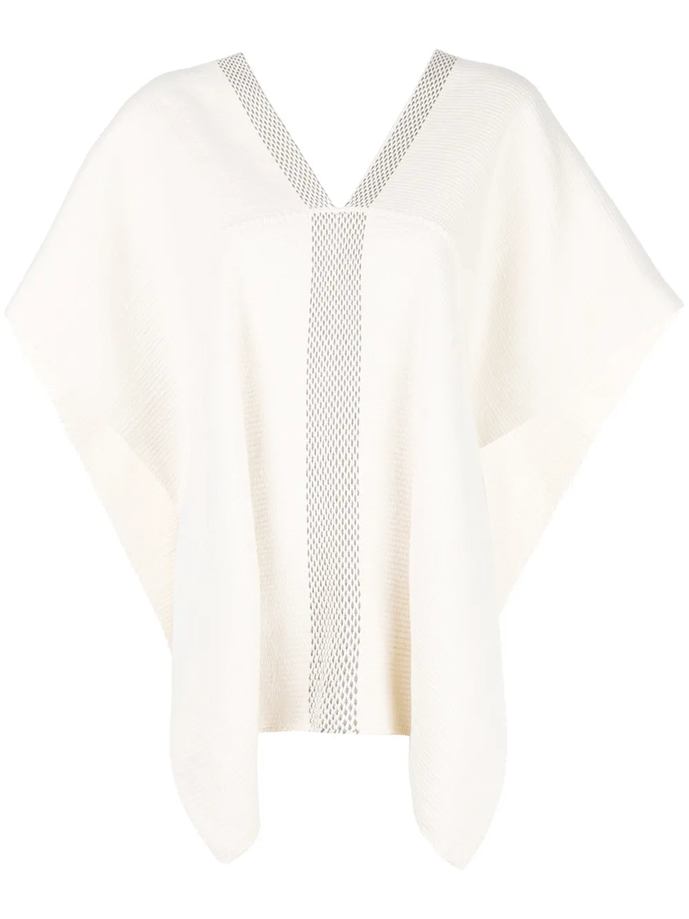 Short-Sleeve Flared Sweater