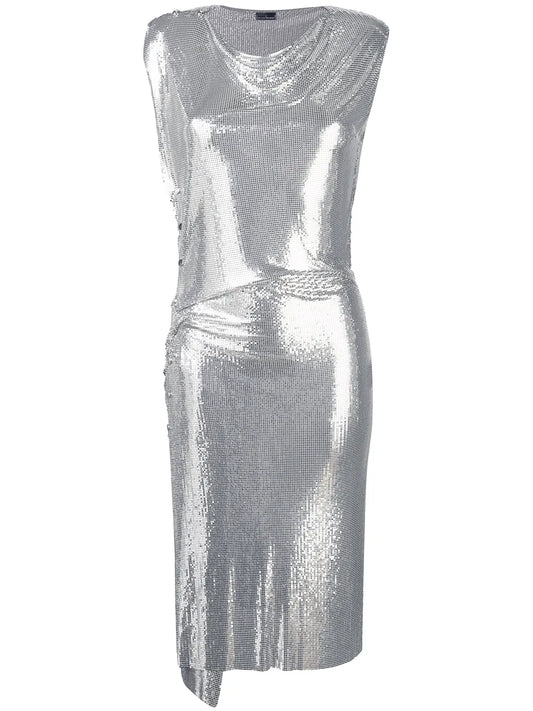 Draped Midi Dress