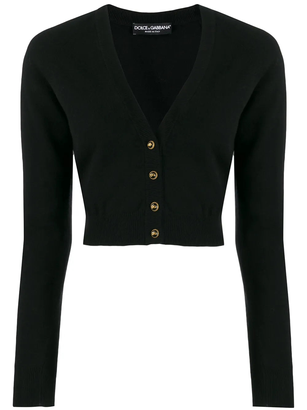 Cropped Cashmere Cardigan