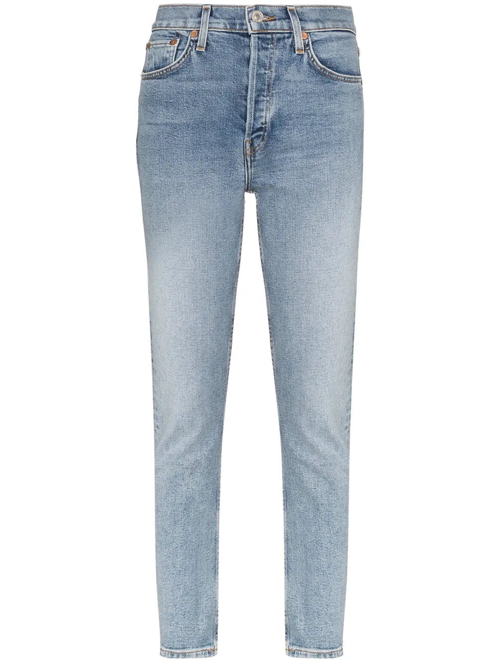Slim-Fit Cropped Jeans