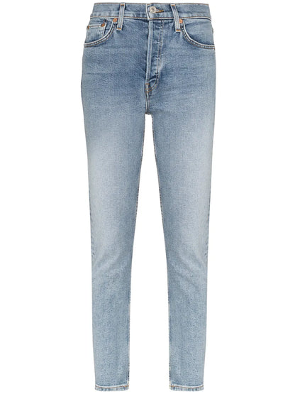 Slim-Fit Cropped Jeans