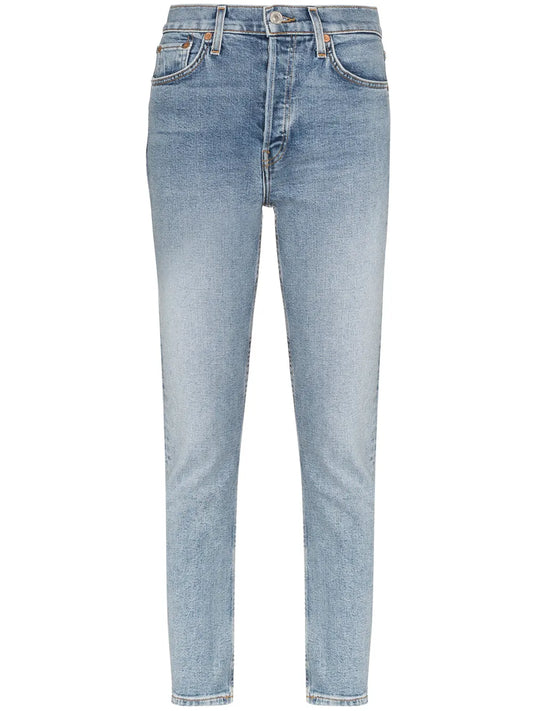 Slim-Fit Cropped Jeans