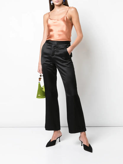 Sleeveless Round Neck Top
