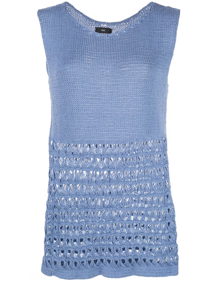 Sleeveless Knitted Top
