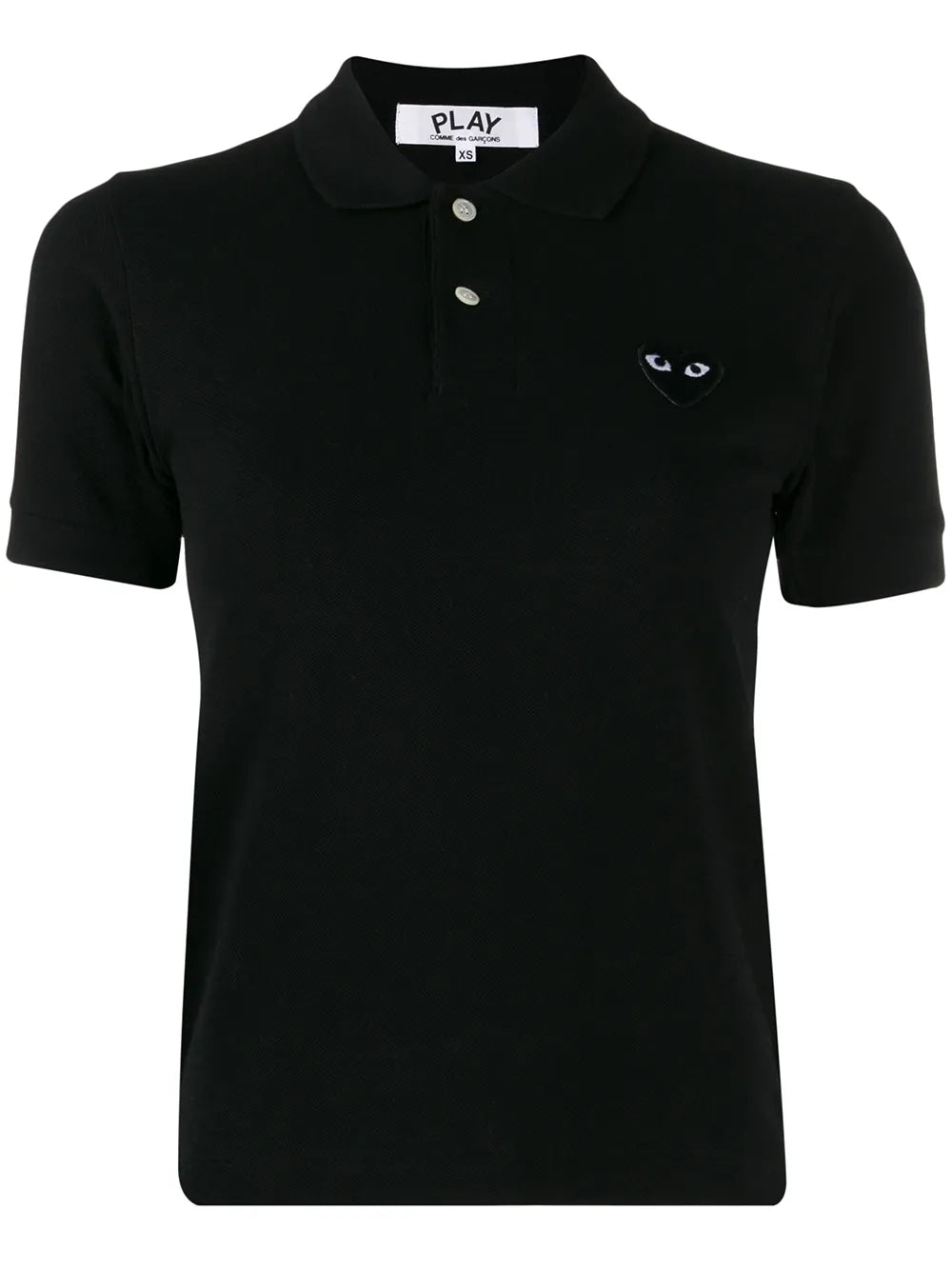 Embroidered Heart Polo Shirt