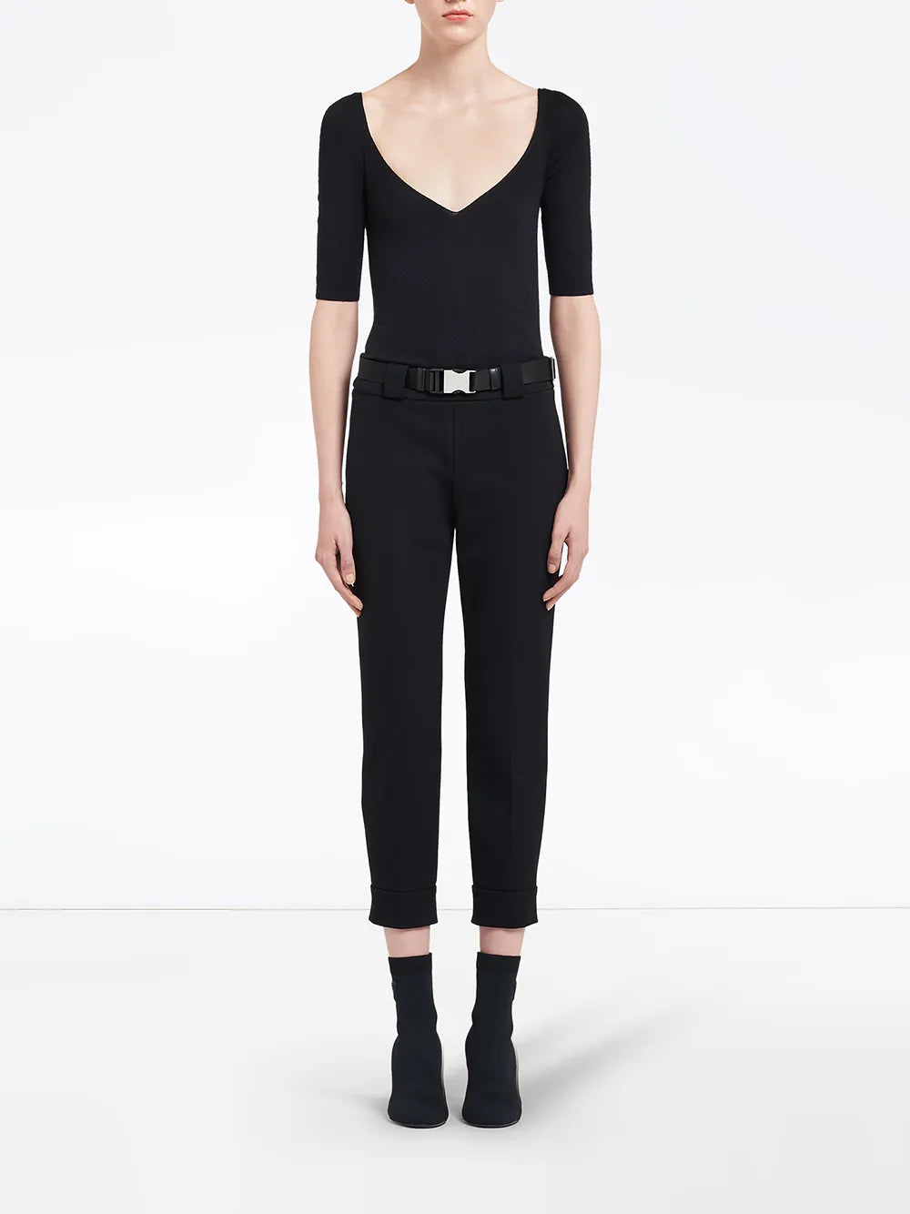 Zip Detail Trousers