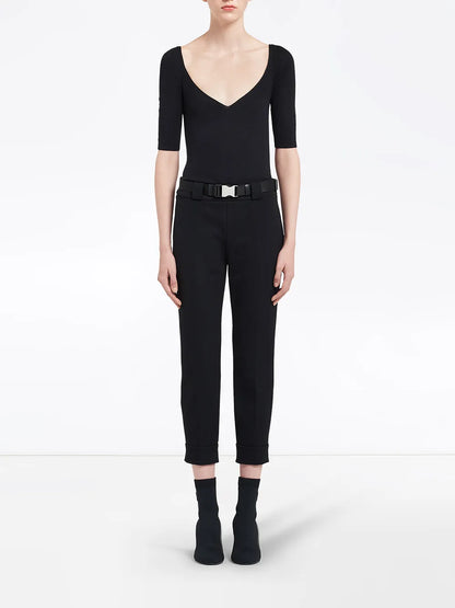 Zip Detail Trousers