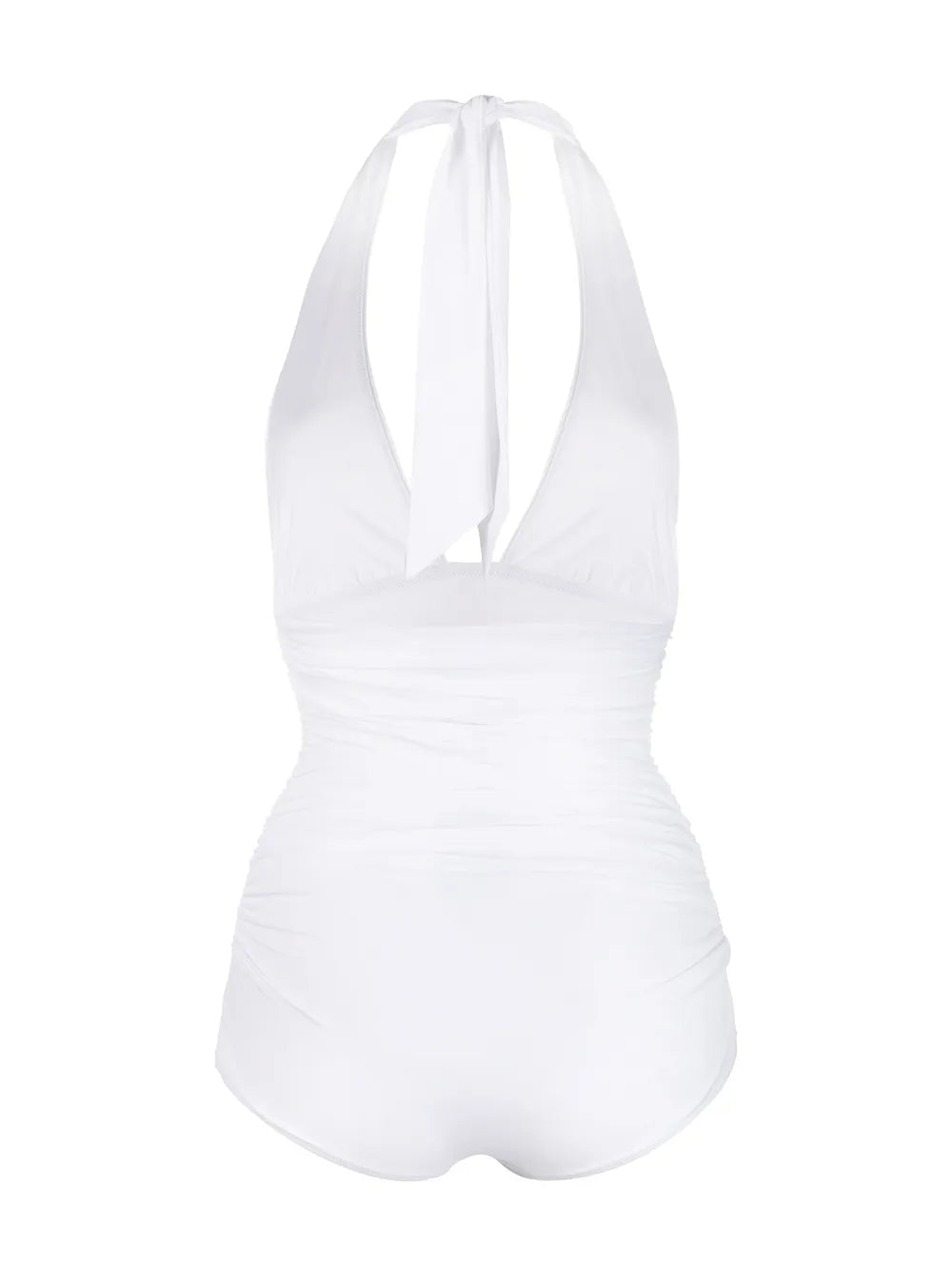 Plunge-Neck One-Piece Swimsuit