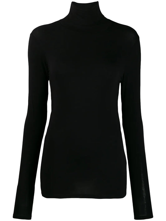 Turtleneck Jersey Top