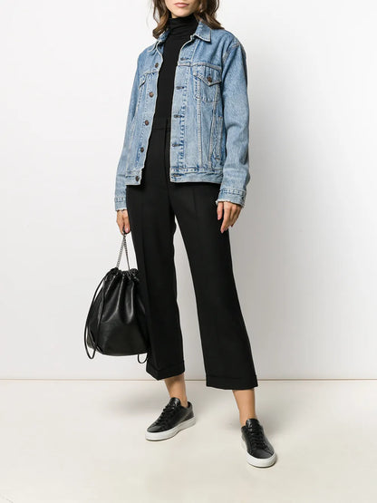Turtleneck Jersey Top