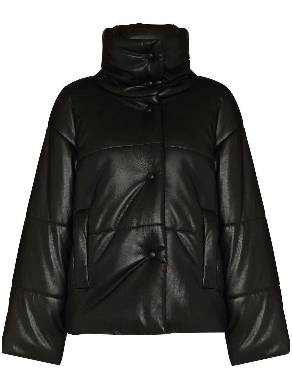 Hide Vegan Leather Puffer Jacket