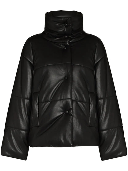 Hide Vegan Leather Puffer Jacket