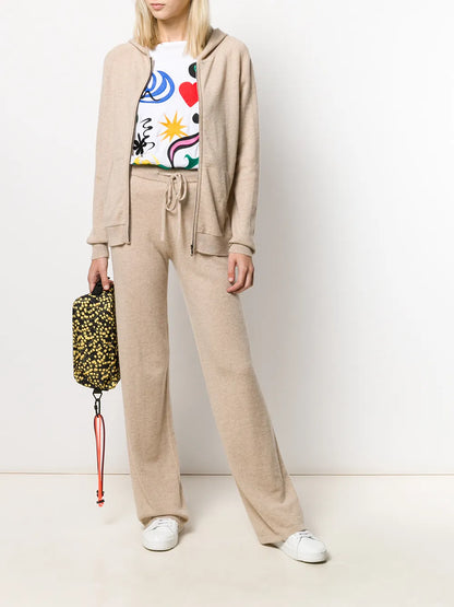 Wide-Leg Track Pants