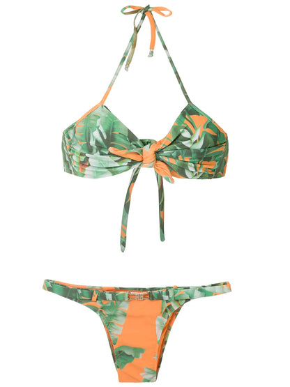 Floral Print Bikini Set