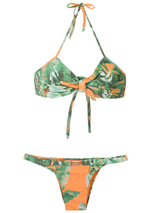 Floral Print Bikini Set
