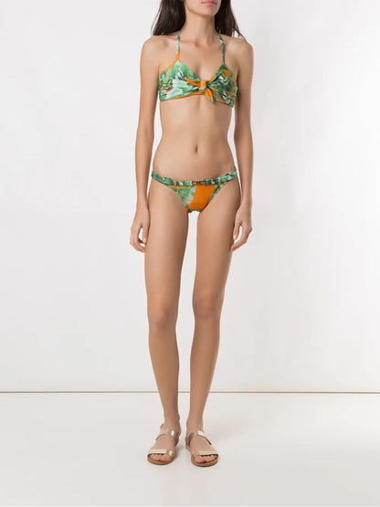 Floral Print Bikini Set