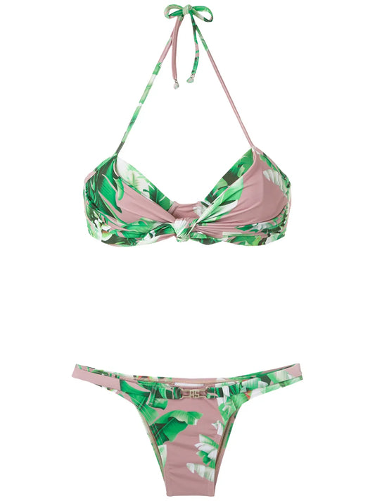 Floral Print Bikini Set