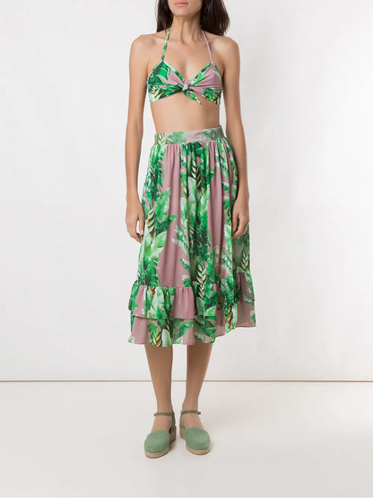 Floral Print Bikini Set