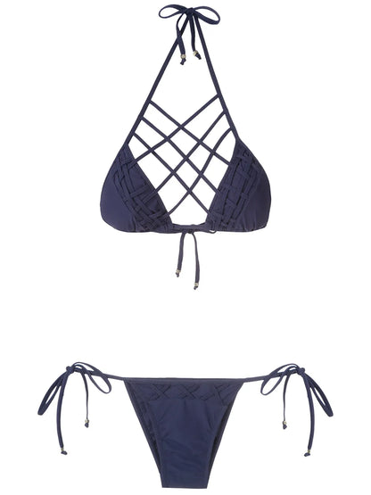 Strappy Bikini Set