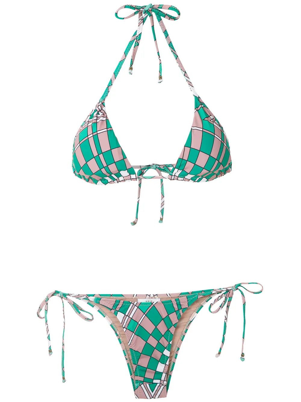 Geometric Print Bikini Set