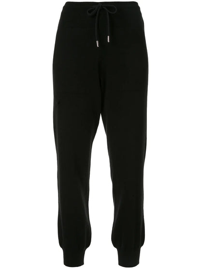 Drawstring Cashmere Track Pants