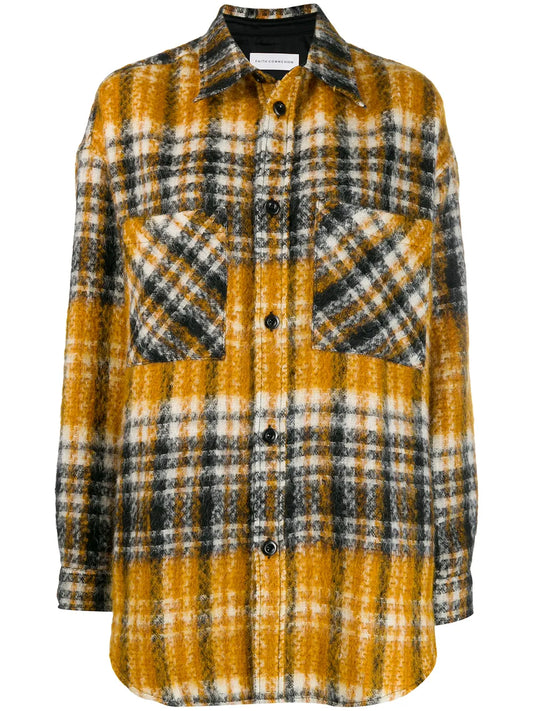 Check Oversized Shirt