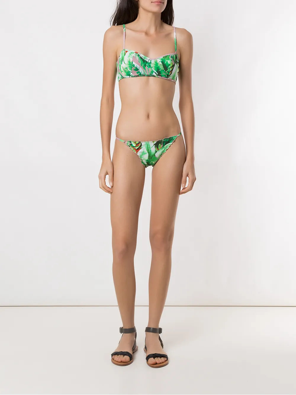 Flower Print Bikini Set