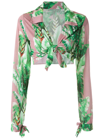 Printed Crop Top