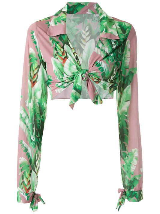 Printed Crop Top