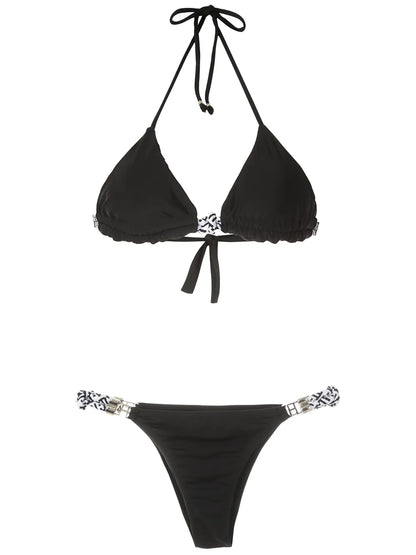 Rope Trim Bikini Set