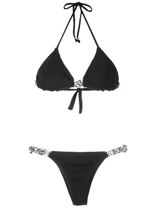 Rope Trim Bikini Set