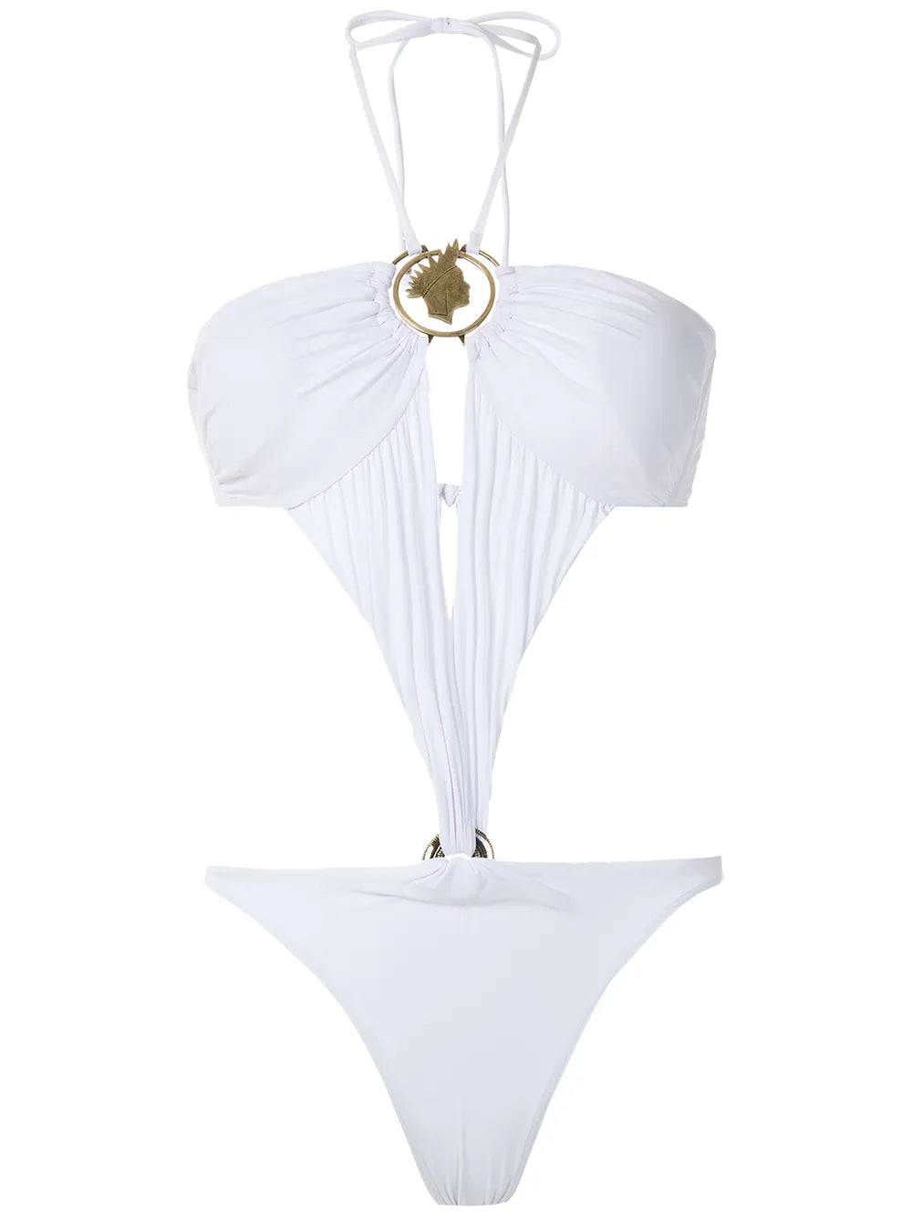Cut Out Halterneck Swimsuit