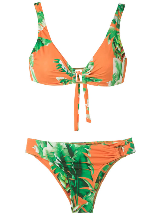 Floral Print Bikini Set