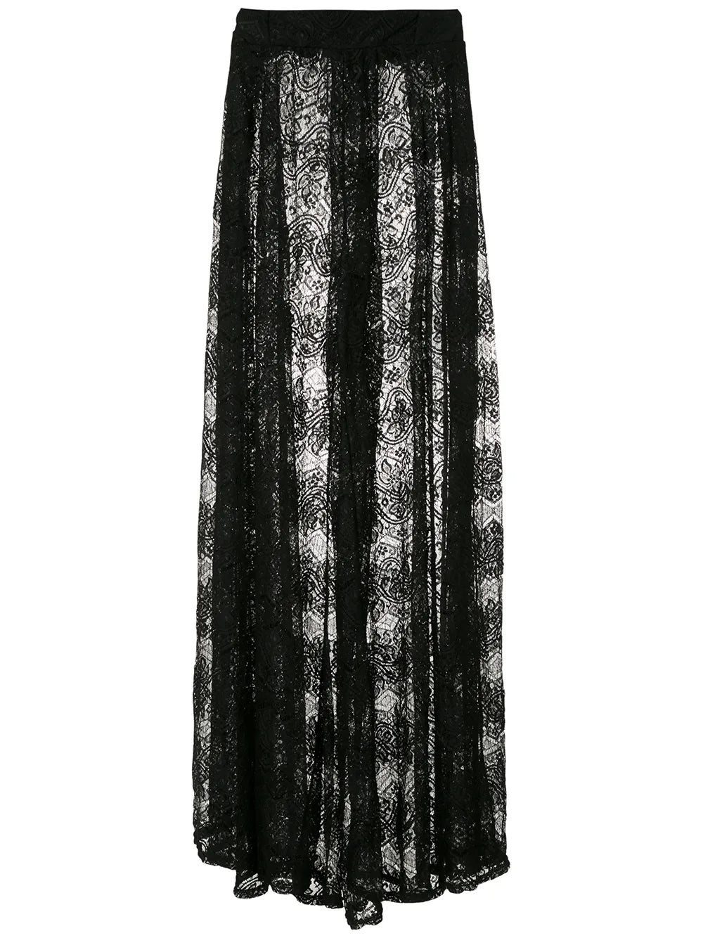 Wide-Leg Lace Trousers