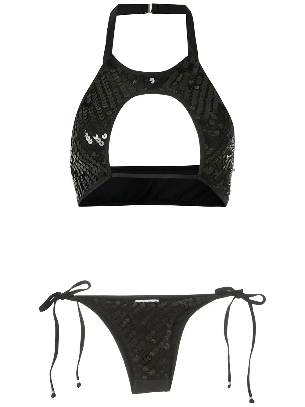 Sequinned Bikini Set