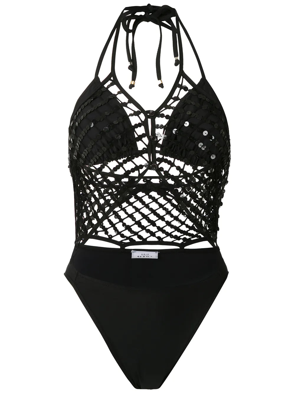 Mesh Panels Swimsuit