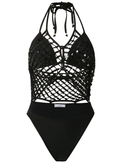 Mesh Panels Swimsuit