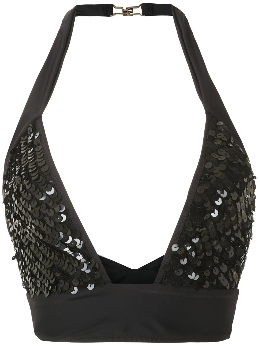 Sequinned Bikini Top