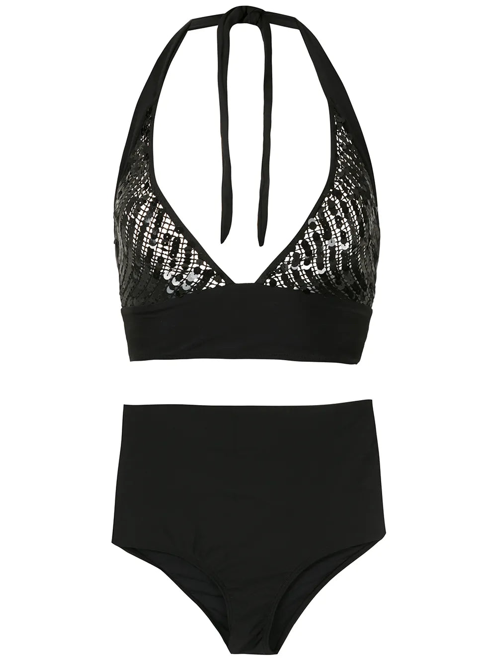 Sequinned Bikini Set