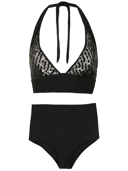 Sequinned Bikini Set