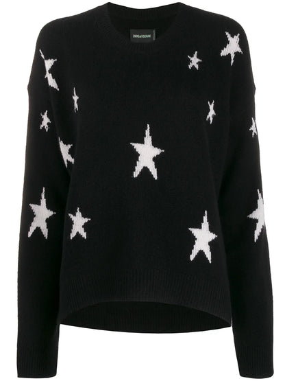 Star Print Sweater